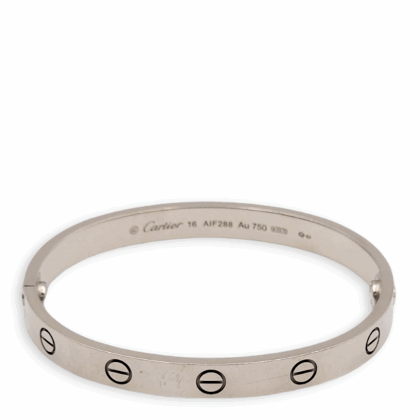Love 16 Bracelet in White Gold - Image 3