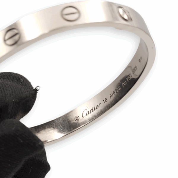 Love 16 Bracelet in White Gold - Image 6