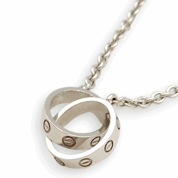 Love Necklace in White Gold - Image 3
