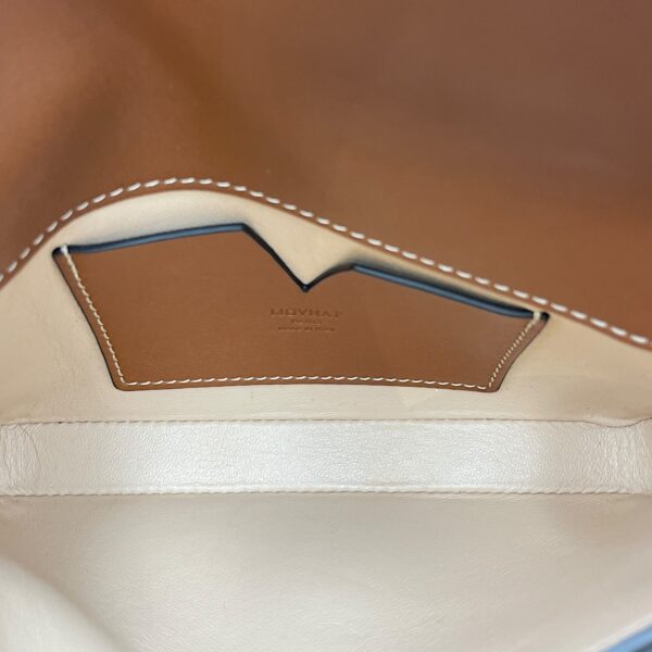 Mini Brown Crossbody Bag , Gold hardware - Image 7