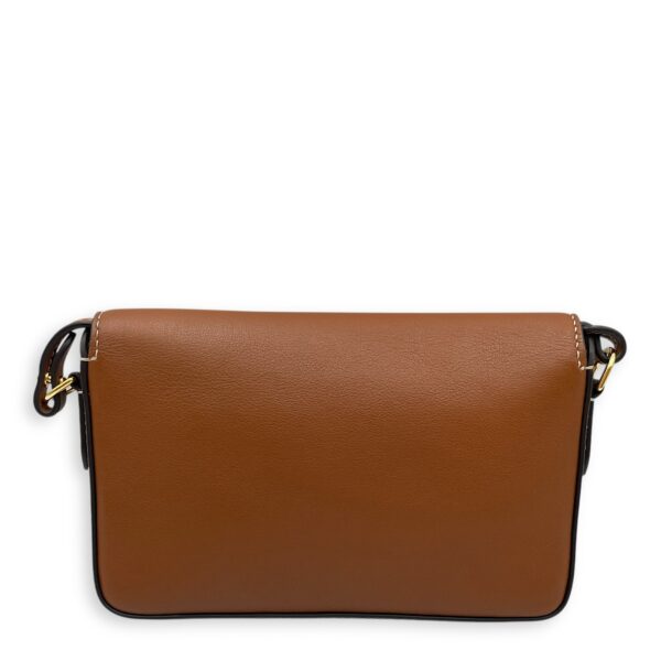 Mini Brown Crossbody Bag , Gold hardware - Image 3
