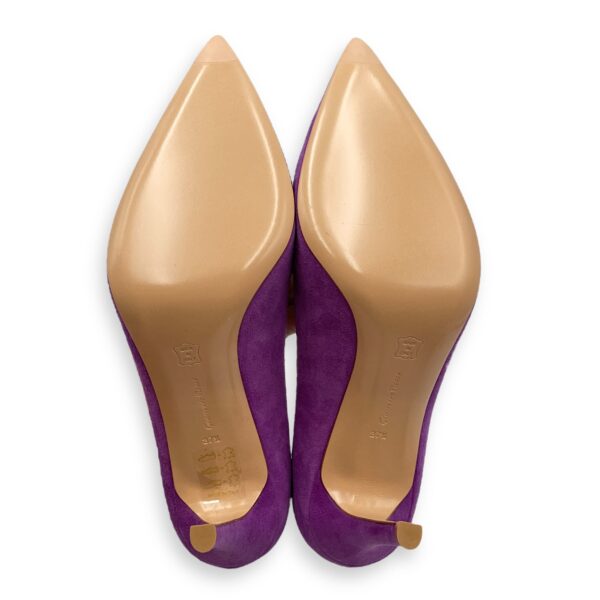 Suede 37.5 Purple Pumps - Image 5