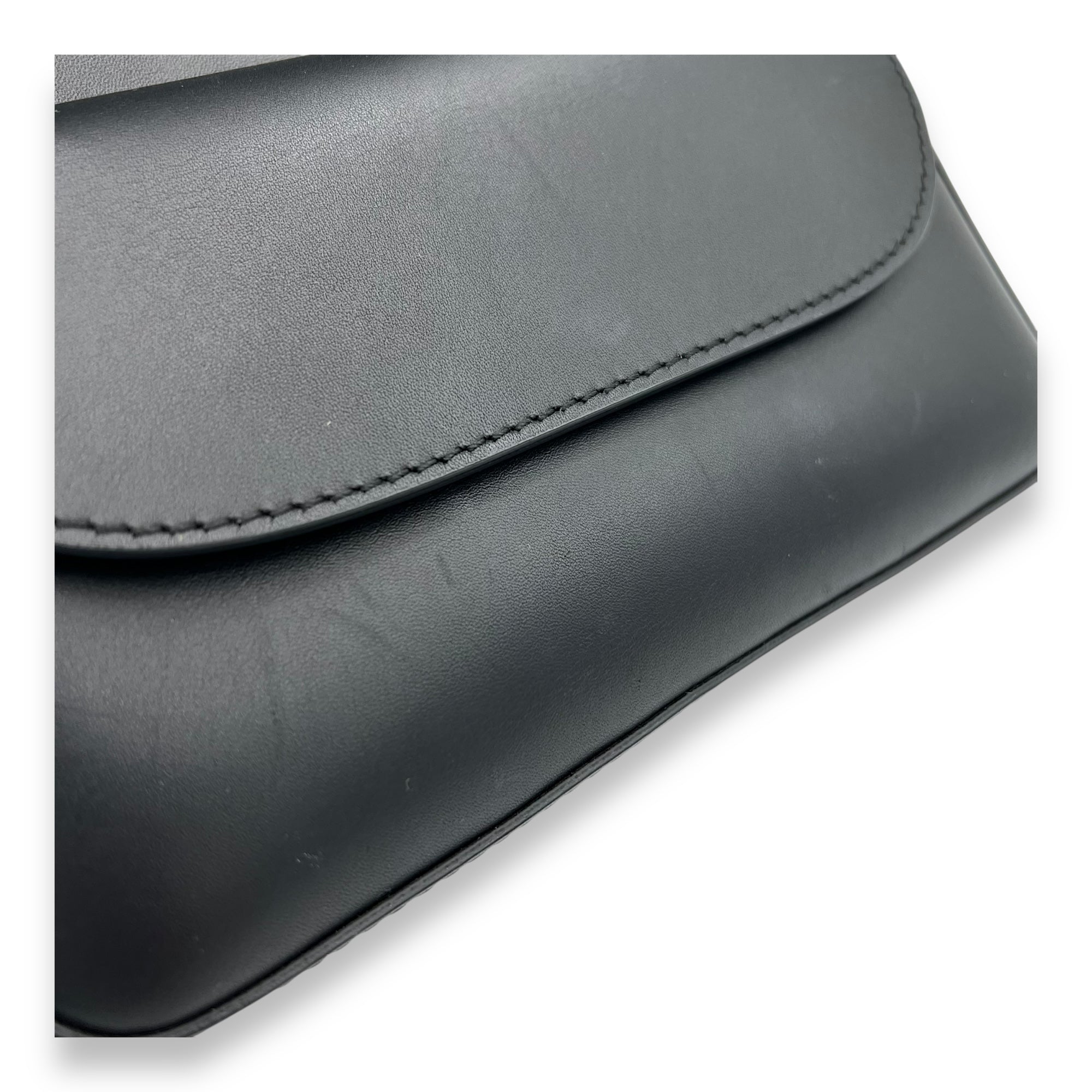 Birdie Studded Black Crossbody Bag in Calfskin, Mixed hardware - Image 11