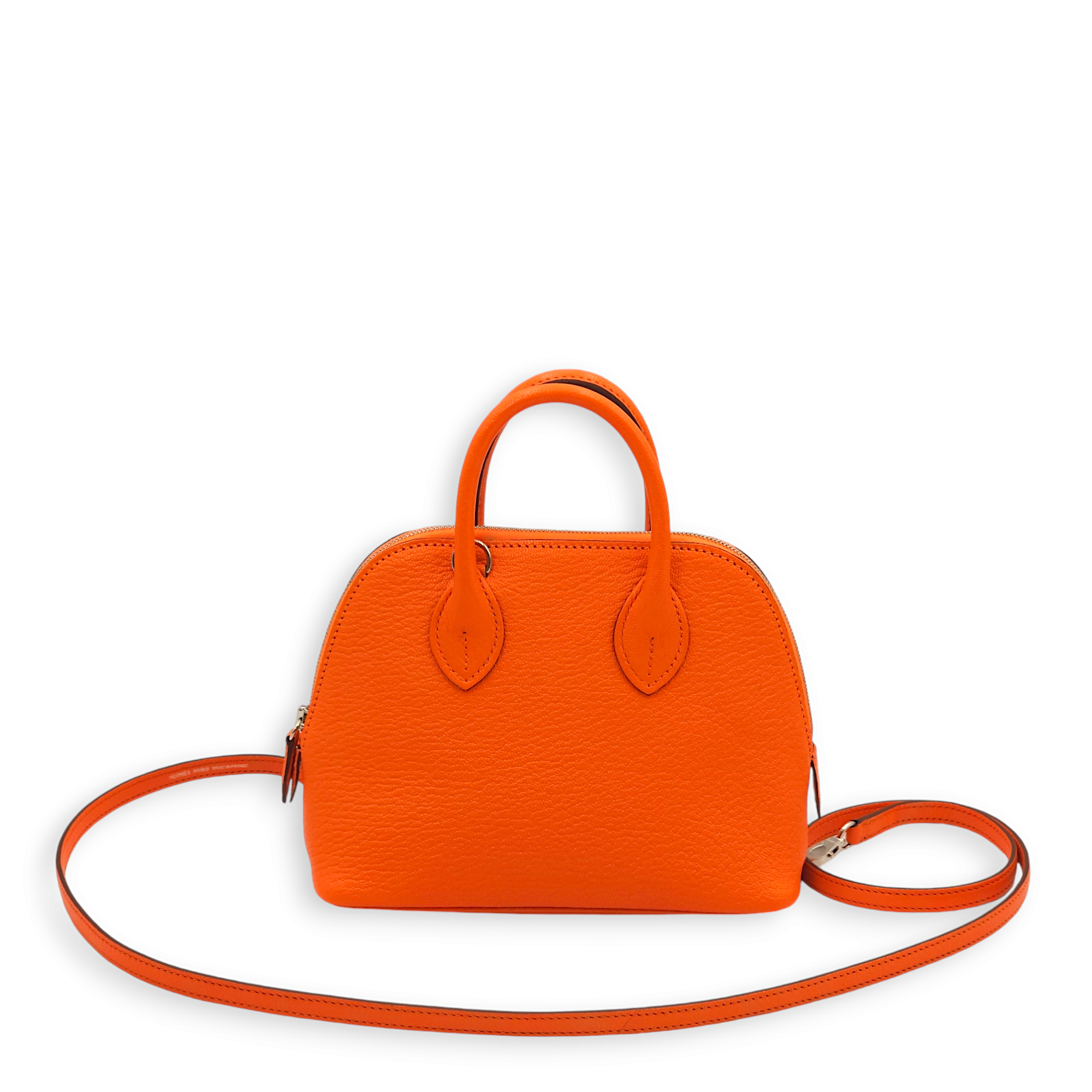 Bolide 1923 Mini Orange minimum in Chevre Mysore, Palladium hardware - Image 4