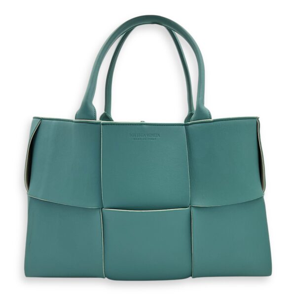 Arco Tote Bag Blue in Lambskin