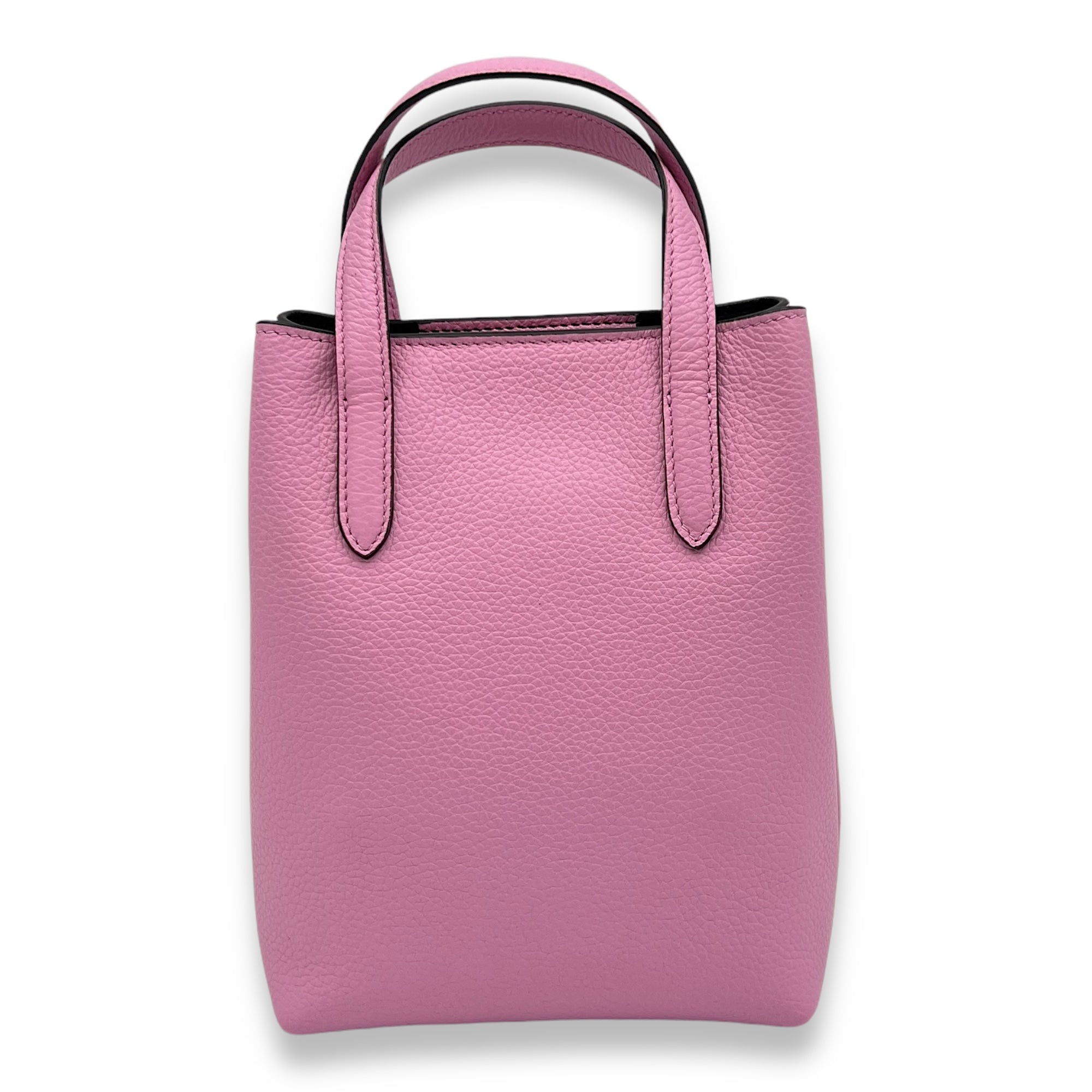 Others Mini Pink Top Handle Bag in Calfskin, Gold hardware - Image 4
