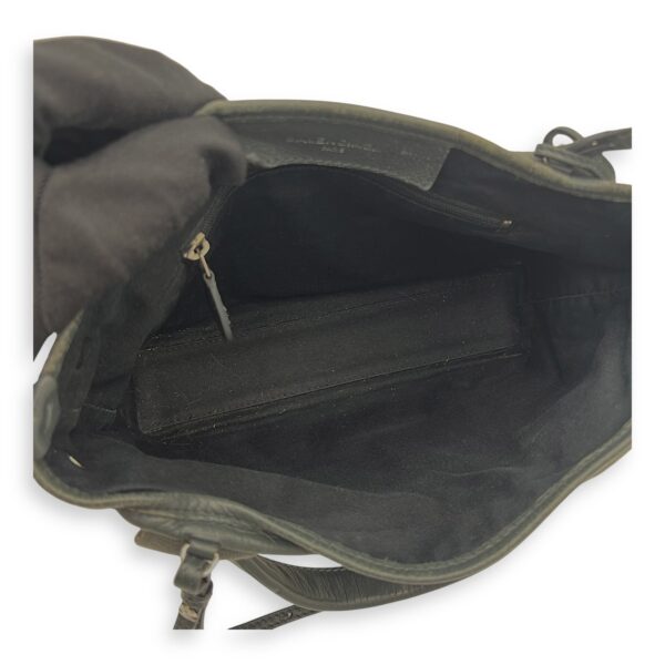 Cabas XS Grey Tote Bag in Calfskin, Silver hardware - Image 8