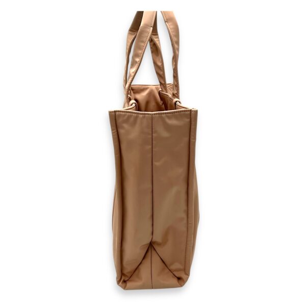 Woody Tote Bag Orange in Nylon - Image 5