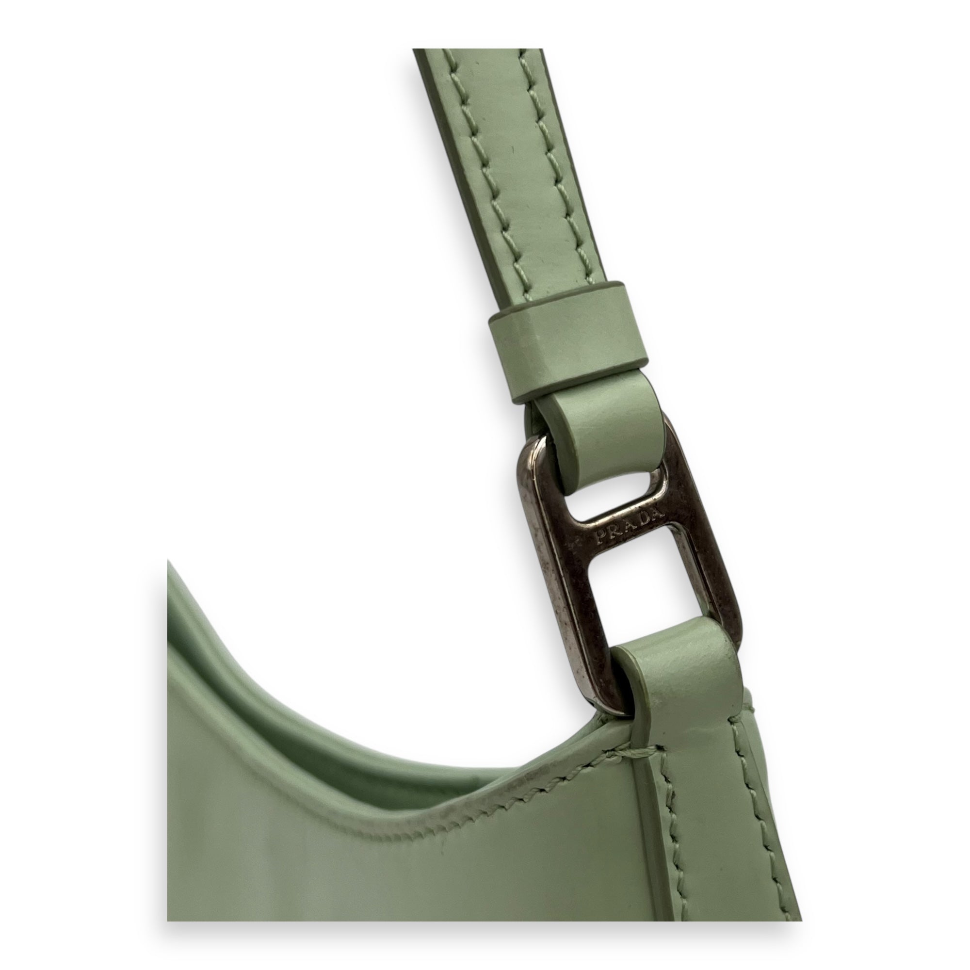 Cleo Shoulder bag in Calfskin, Silver Hardware - Image 9