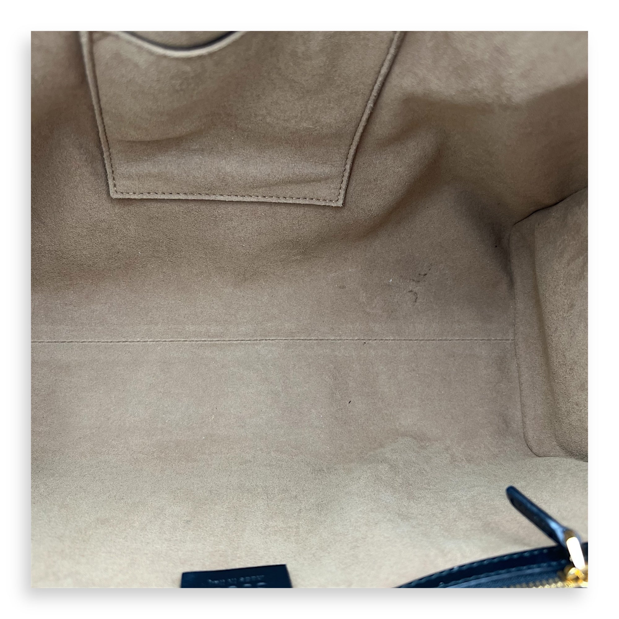 Padlock Tote Bag Beige in Coated Canvas, Gold hardware - Image 9