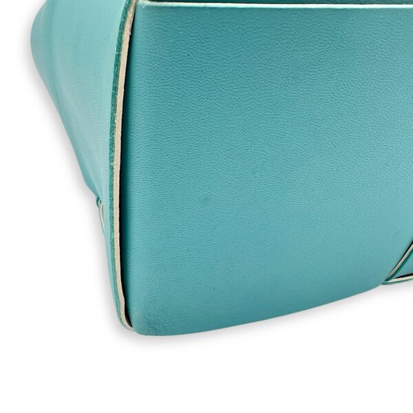 Arco Tote Bag Blue in Lambskin - Image 10