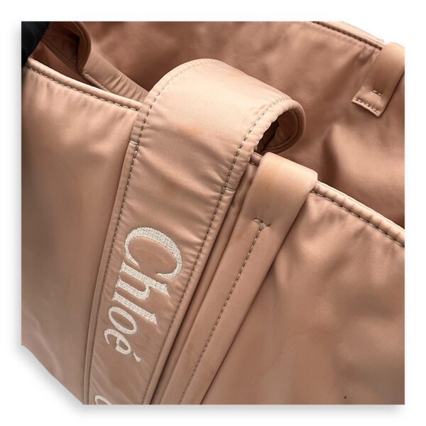 Woody Tote Bag Orange in Nylon - Image 13