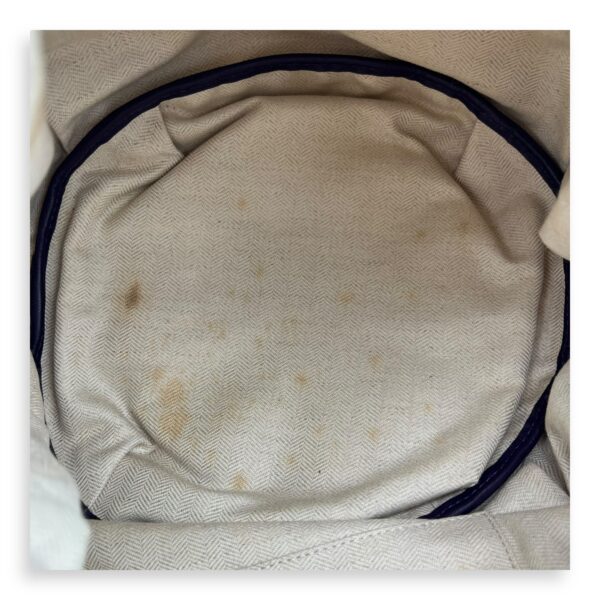 Bounce Top Handle Bag Purple in Calfskin, Silver hardware - Image 11