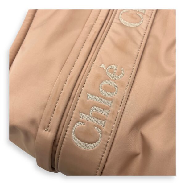 Woody Tote Bag Orange in Nylon - Image 12