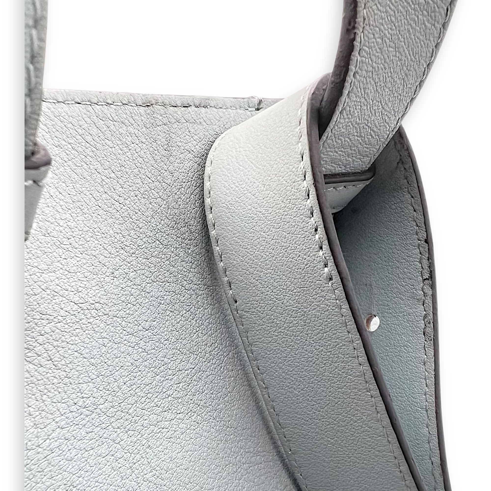 Hammock Medium Blue Top Handle Bag in Calfskin, Silver hardware - Image 17