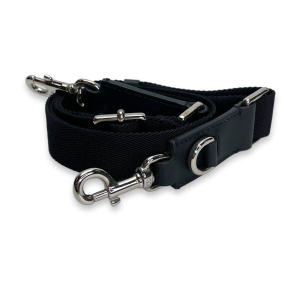 VLTN Hobo Small Black Shoulder Bag in Calfskin, Silver hardware - Image 13