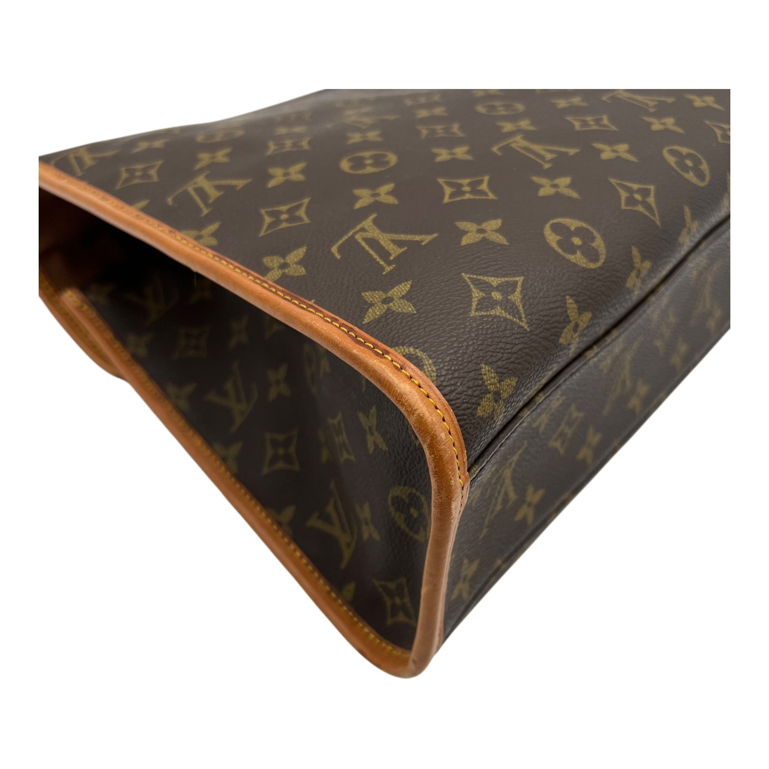 Beverly Top Handle Bag Brown in Monogram Coated Canvas, Gold hardware - Image 13