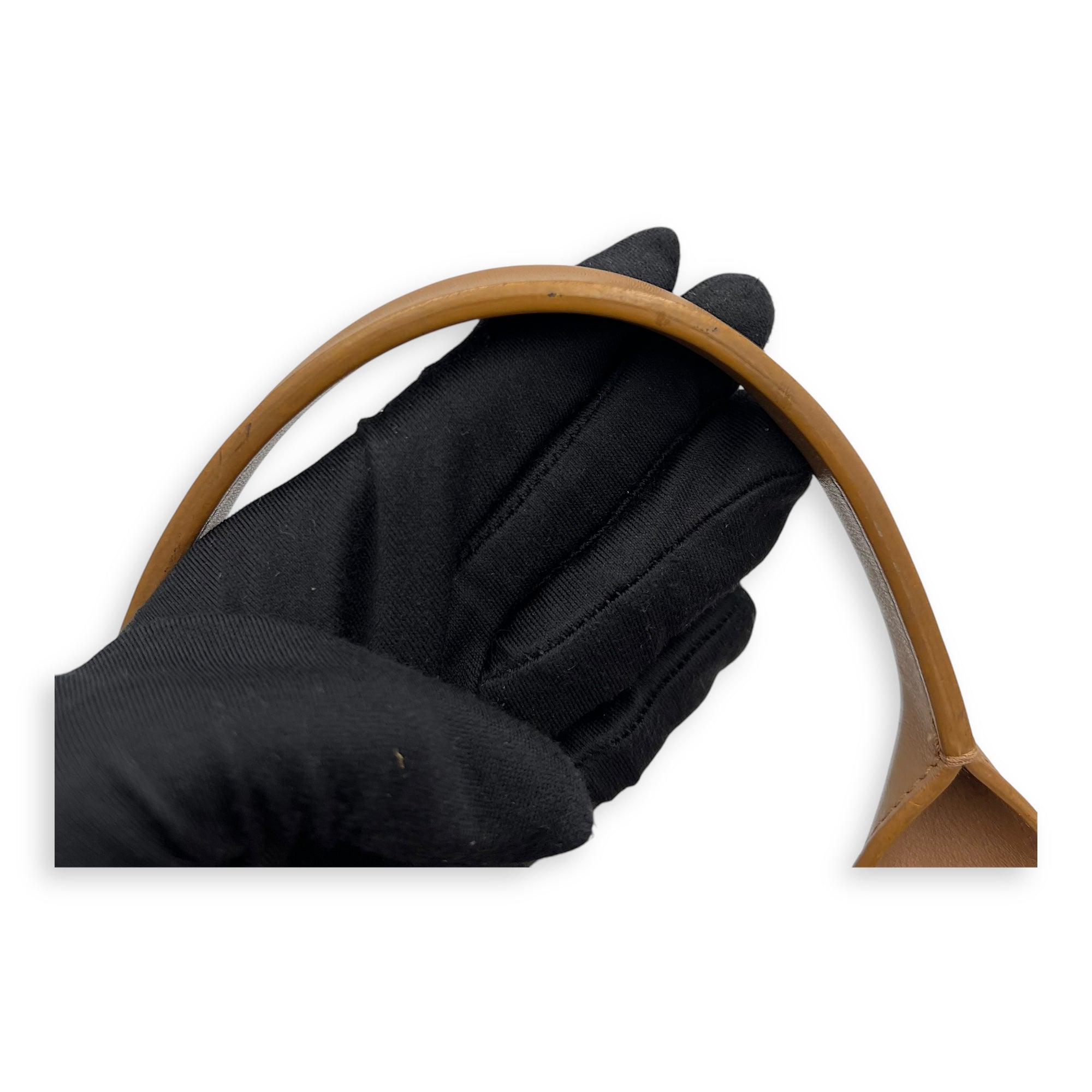 Deauville Medium Brown Tote Bag in Raffia, Gold hardware - Image 12