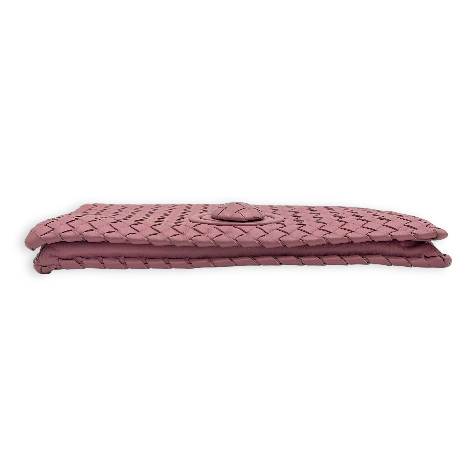 Intrecciato Clutch Pink in Lambskin - Image 6