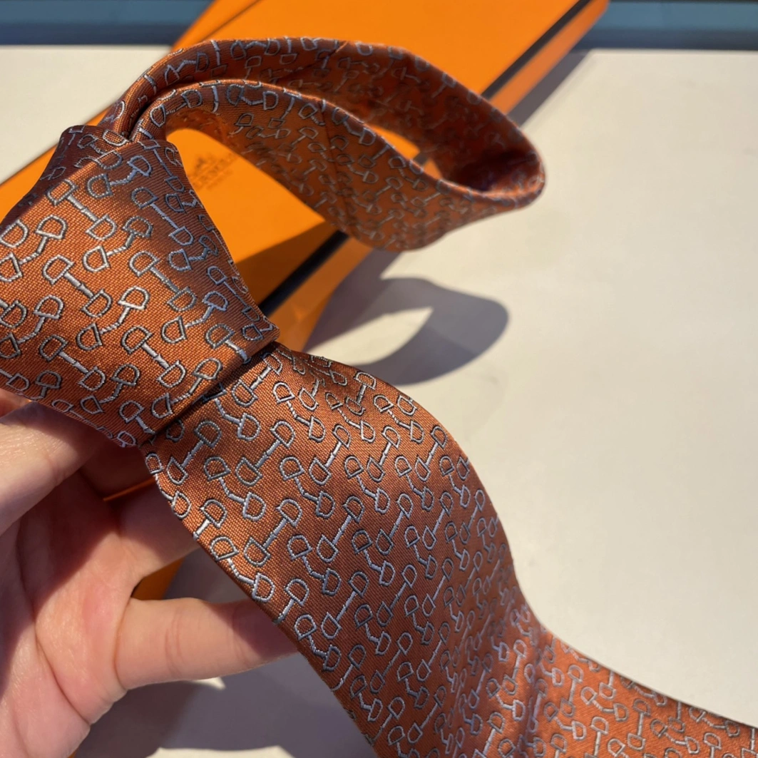 Hermes Necktie For Men Minimalist 7359 - Image 4